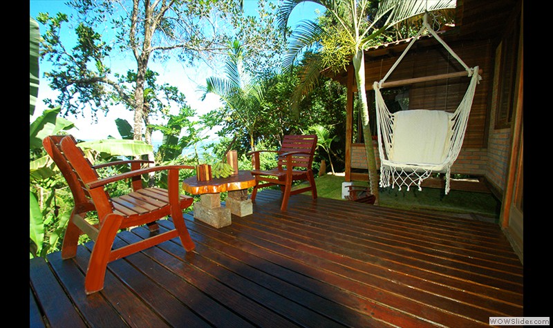 Deck - entrando na casa..